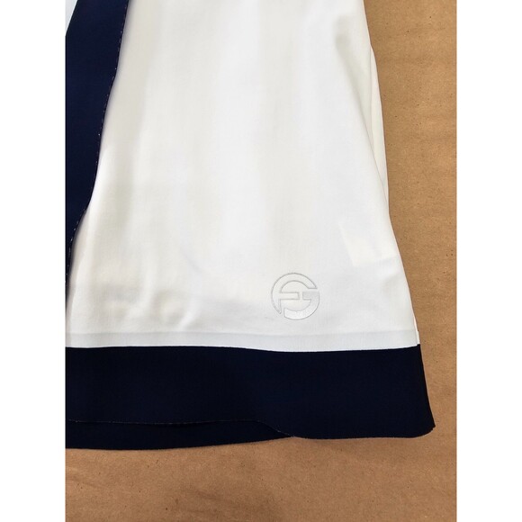 GC Women's L Foray Golf White & Navy Color block Golf Skort Skirt with Shorts - Picture 3 of 8